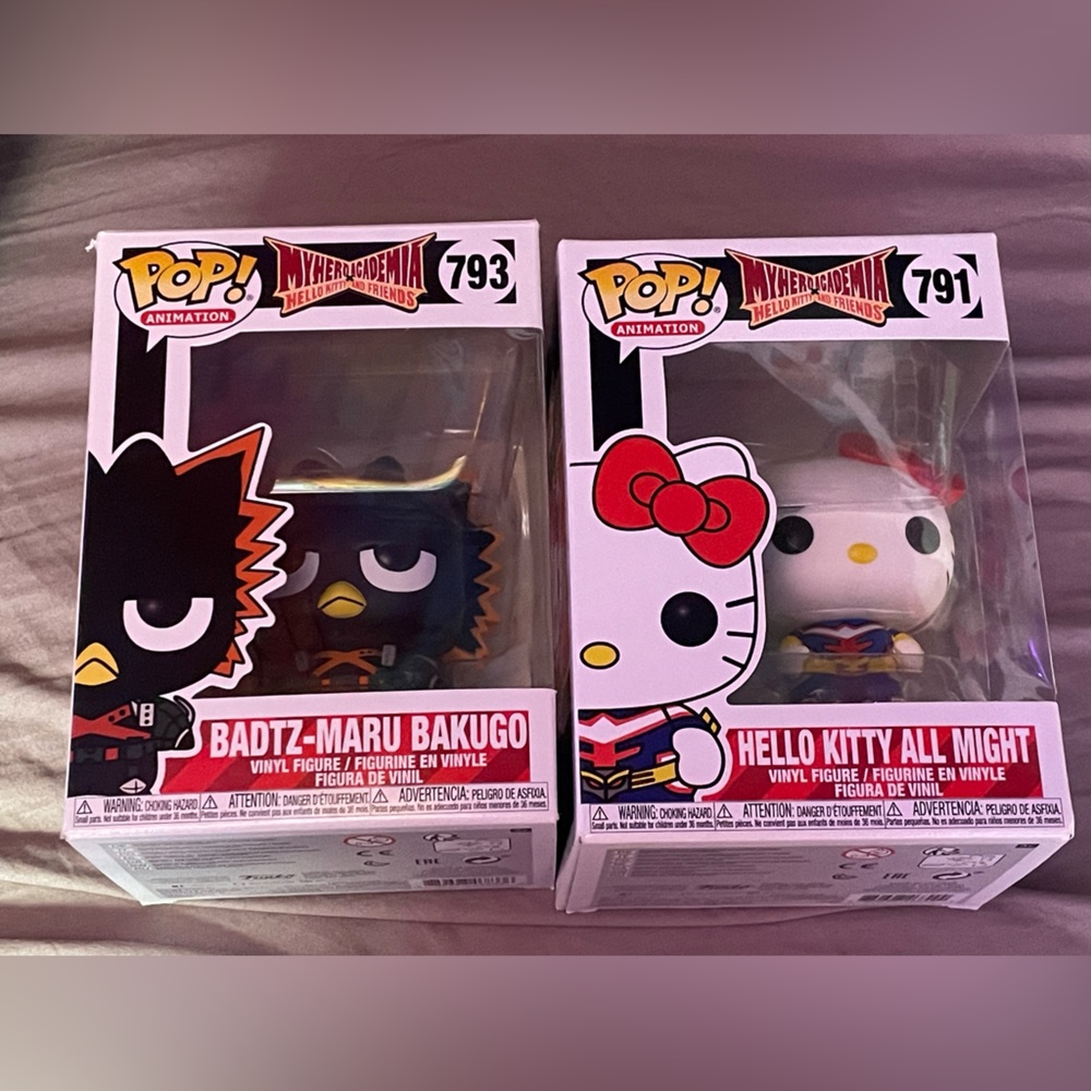 MHA Hello Kitty Funko Pop, Set of 2